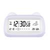 Cartoon Cat Night Light Alarm Clock - Smart Digital Display for Kids, Students, Boys & Girls - Desktop Electronic Watch Gift