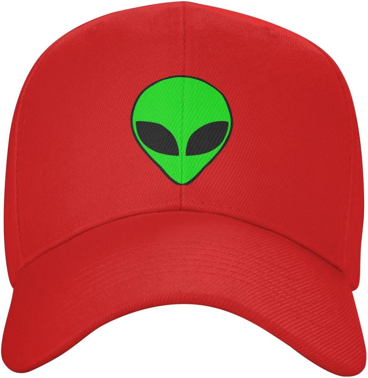 

Красная бейсболка с головой пришельца, полиэстер, повседневный стиль, регулируемая, для улицы, унисекс, для взрослых One Size