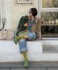 [Elizabeth Stuart] Cowhide Purin Sneakers EBAL167140