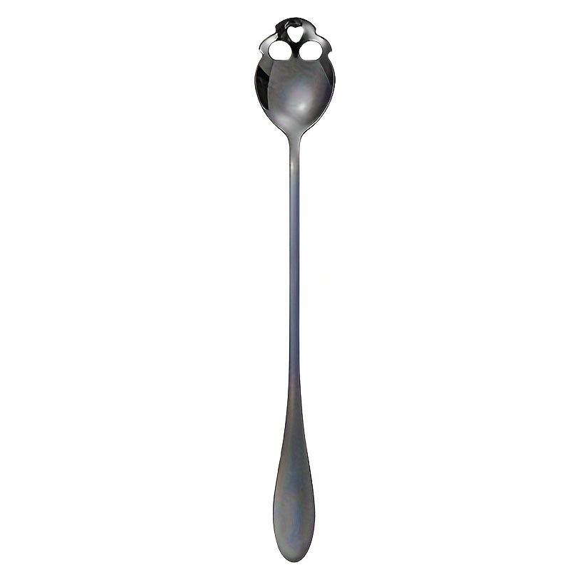 410 Stainless Steel Skull Bone Stirring Spoon for Coffee, Milk, Tea, and Desserts.