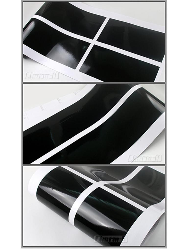 Ford Mustang Motorhaubenstreifen Aufkleber - GT Parallellinien Aufkleber zur Autodekoration