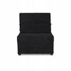 Fold-out Armchair Sleeping Function KIMO Bedding Container Family Furniture Black