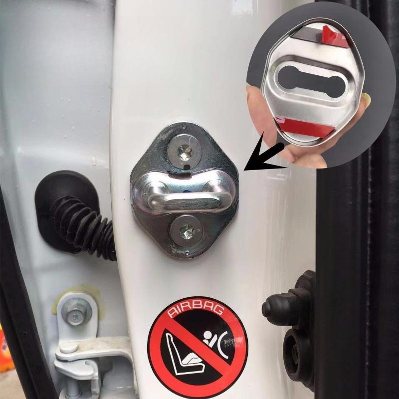 4Pcs For BYD Atto 3 Yuan Plus Song Plus Seal Dolphin Sealion Tang Qin Han Seagull BYD Car Door Protective Cover Stainless Steel