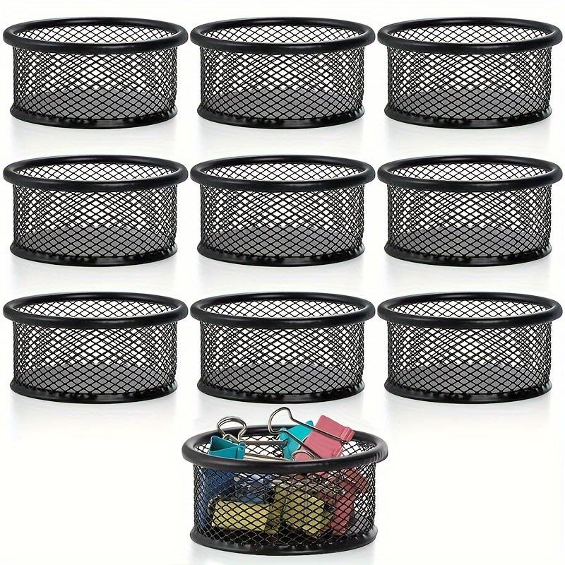 10pcs/4pcs/1pc A Storage Box For Paperclip, A Storage Box For Round Iron Mesh Push Pins.