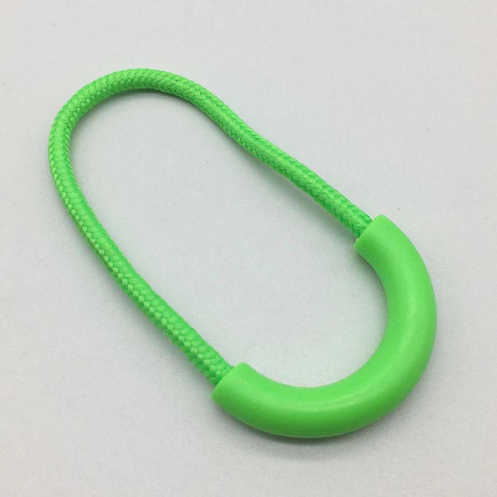 U-Shaped Colorful TPU Zipper Pull Tab Rope with Semicircular Puller