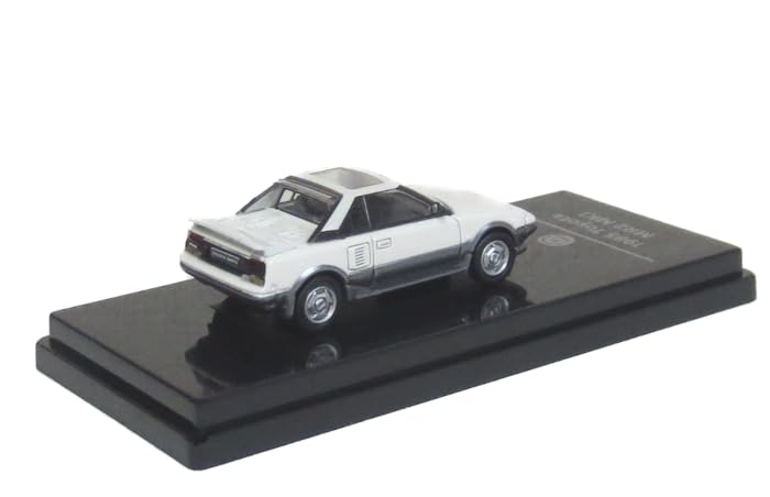 PARAGON scale Toyota MR2 Mk1 AW11 1985 LHD Finished Model 1/64 White/Silver