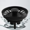 Washbasin Strainer PP Sink Stopper Filtration System Easy To Install Effective Filtration System 0.1 Lbs Per Piece