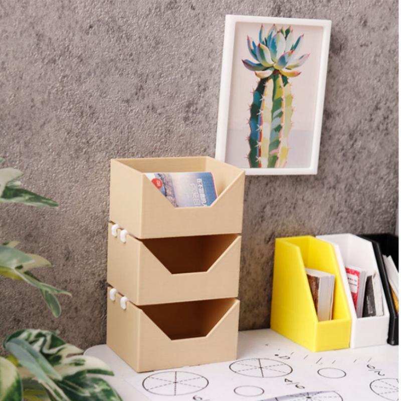 1 Set Dollhouse Organizer Bin Kit 1:12 Scale Three Layer Storage Container DIY Accessory Mini Stackable Storage Box For Dioramas