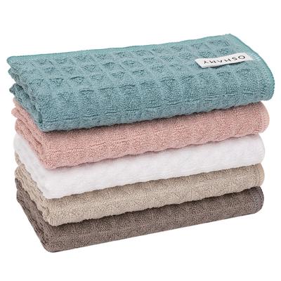Kitchen 5 Times More Absorbent Than Regular Super Quick Waffle 25 X Set of OSHAMY Each of Charcoal Towel, Towels, Absorbent, Drying, Dishwashing,