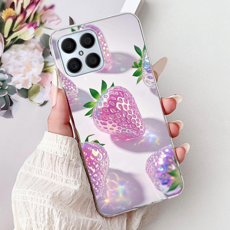 For Honor X8 4G Case Honor X8a X8b X8C Luxury Painted Cover Soft Silicone Case For Honor X8b X8a HonorX8C HonorX8 4G Fundas Bags