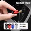 AEQ4  4pcs Car Wheel Tire Valve Caps Air Stem Covers For DS3 DS4 Cactus C1 2CV Jumpy C8 C-Elysee C15 C4L Spacetourer CelyseeC6
