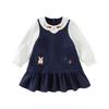 DAVE & BELLA Girls' Faux Two-Piece Princess Dress