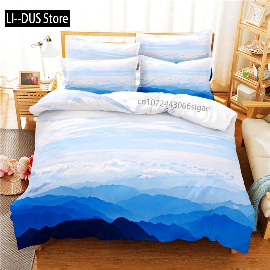 Beautiful Scenery Bedding Set Duvet Cover Set 3d Bedding Digital Printing Queen Size Bedding Sets Fashion Design