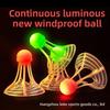 Luminous Windproof Luminous Badminton Ball Super Durable Outdoor Fluorescent Bright Plastic Nylon Ball with Light