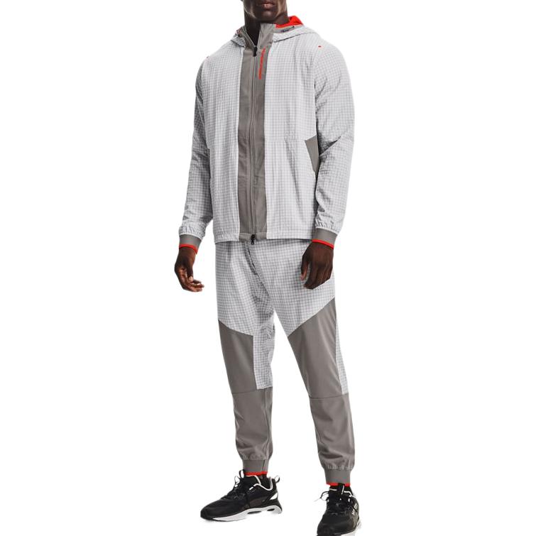 Under Armour Woven Series SS22 Training Laufen Casual Gespleißte Jogginghose Herren Unterteile Weiß 1366187-066