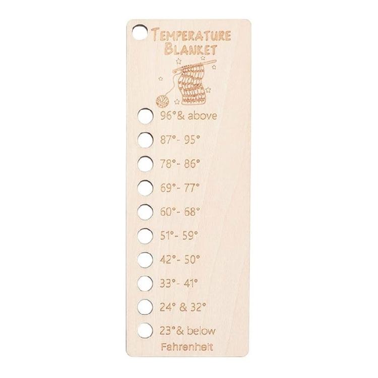 

Temperature Blanket Reusable Color Chart Practical DIY Blanket Planner