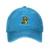 Casual Cobra Kai 80s Movie Baseball Cap Unisex Distressed Denim Washed Snapback Hat Snake Karate Film Outdoor Running Golf Hats