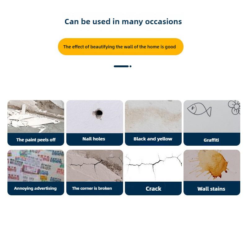Pastă de reparare a pereților pentru îndepărtarea petelor de graffiti Vopsea din latex Cremă de patch-uri cu uscare rapidă pentru schimbarea culorii Instrument de reparare la domiciliu