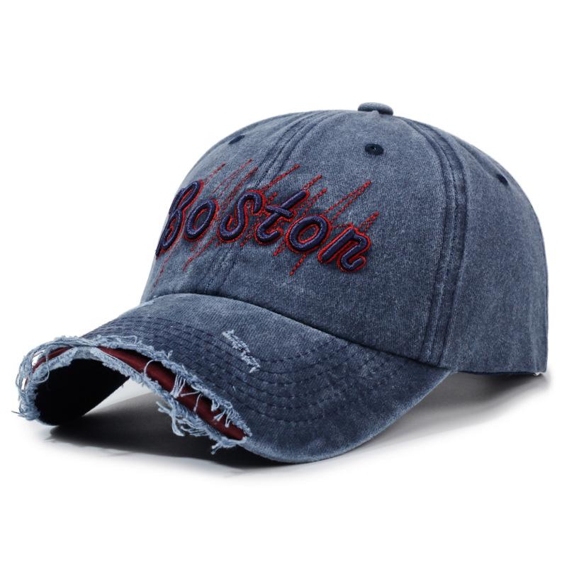 Casquette de baseball vintage pour homme Casquette brodée de lettres tridimensionnelles pour femme