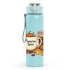 1PC Autumn Pumpkin Latte Cups 750ml Color Plastic Sports Water Bottle Leakproof Flip Straw Lid Suitable for Sports Office Home Use