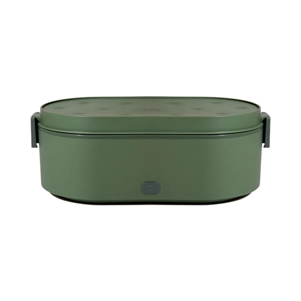 

Электрический мини-ланч-бокс Зарядка USB Подогреватель контейнер для еды Автомобильный Дорожный Портативный Рисоварка Подогреватель Нержавеющая сталь Ланч-бокс зелёный
