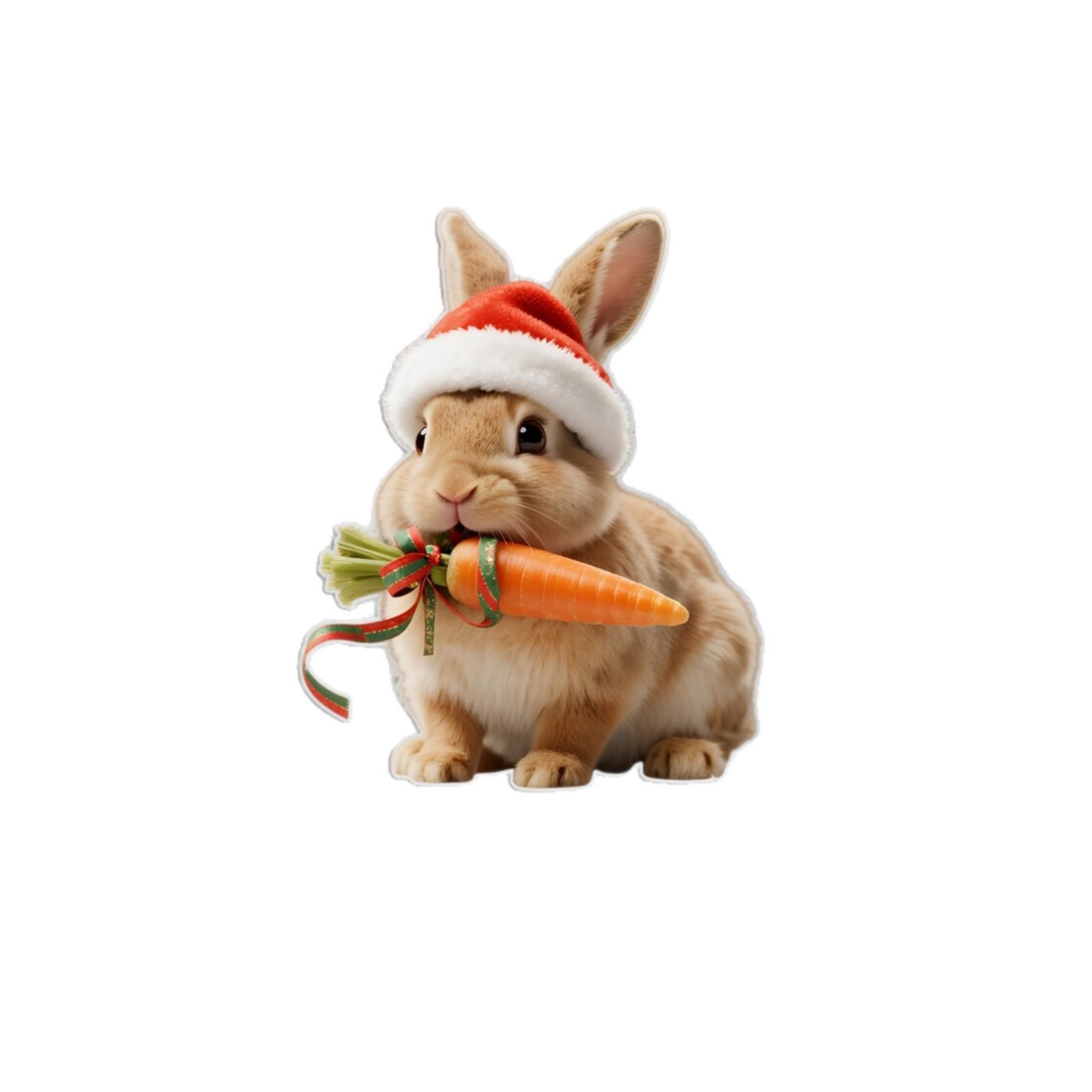 

2D Flat Cute Christmas Ornament Acrylic Pendant, Car Rearview Mirror Hanging Decoration Christmas Tree Ornament One Size