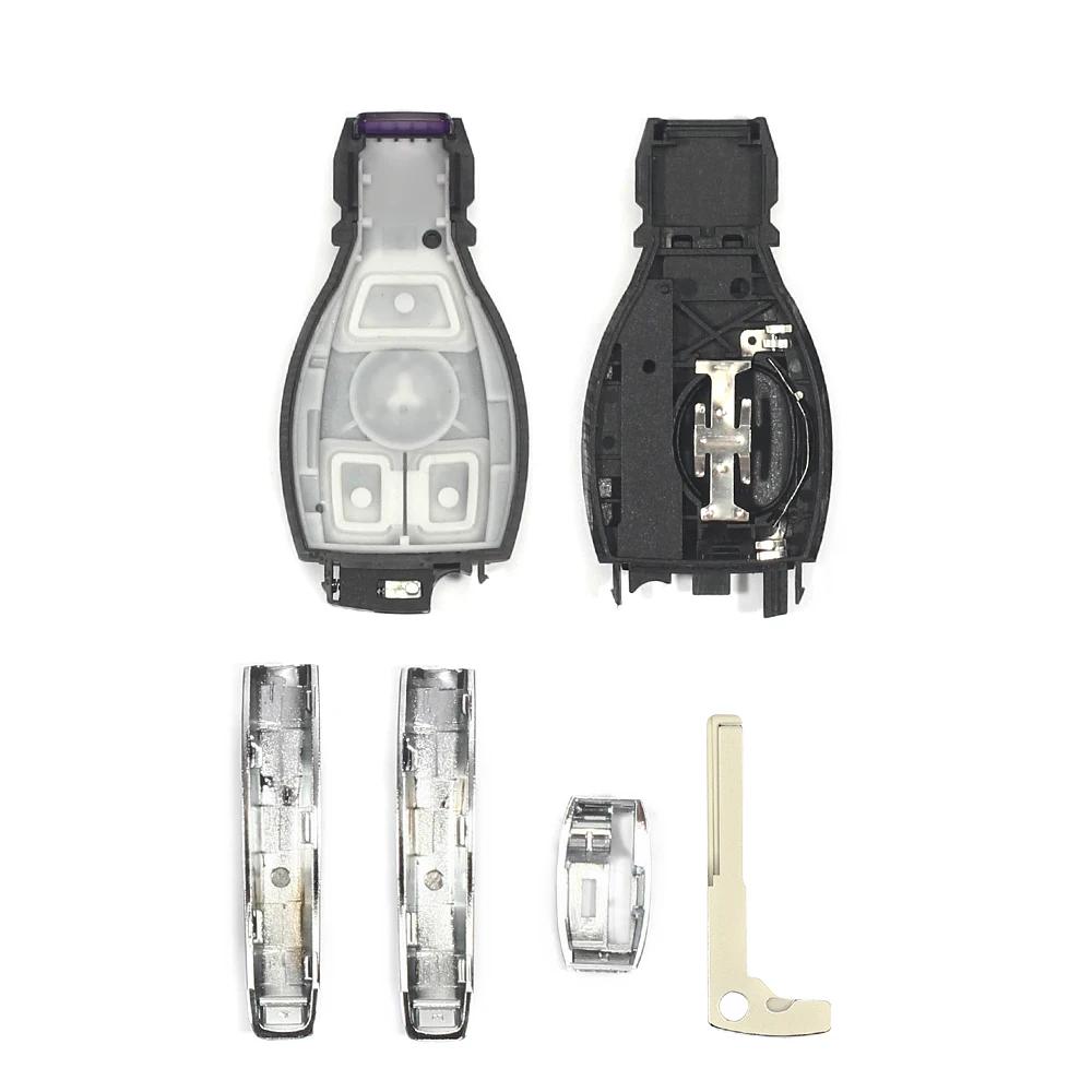 KEYYOU NEW 2/3/4 B Keyless Entry Remote Car Key For Mercedes Benz Year 2000+ Supports Original NEC and BGA AY1