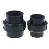 1/5 st 20/25/32/40/50 mm Svart PVC-koppling Garden Bevattningsrör Direktkopplingar Akvarium Avloppsrör Rak koppling