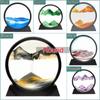 Cuadro artístico de arena móvil, pintura de arena movediza 3D de cristal, reloj de arena, decoración del hogar, paisaje de arena marino en movimiento, 1 ud.