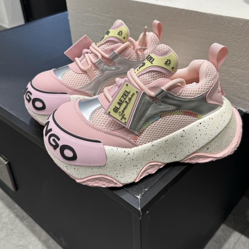 Spring and Autumn Dad Shoes Women's New Dirty Small Dirty Shoes Sneakers Muffin Platform Straps Women's Casual Running Shoes Speed