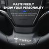 Car Sticker 2025 New Tesla 3D Metal Car Emblem Logo Decorative Stickers Badge Decal Interior Styling For Tesla Model 3 Model X M