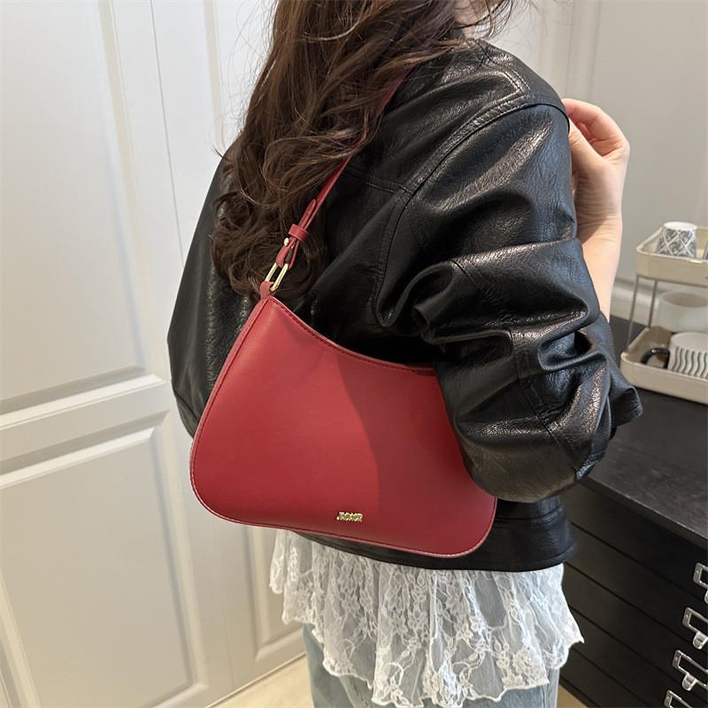 Borsa a tracolla minimalista in PU vintage con tasca interna per telefono per uscite casual