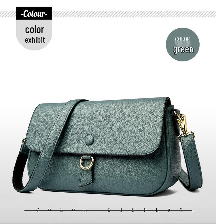 Korean Style Women's Shoulder Bag - Trendy, Textured, Large Capacity Crossbody for Simple Commuting & Fashionable Look