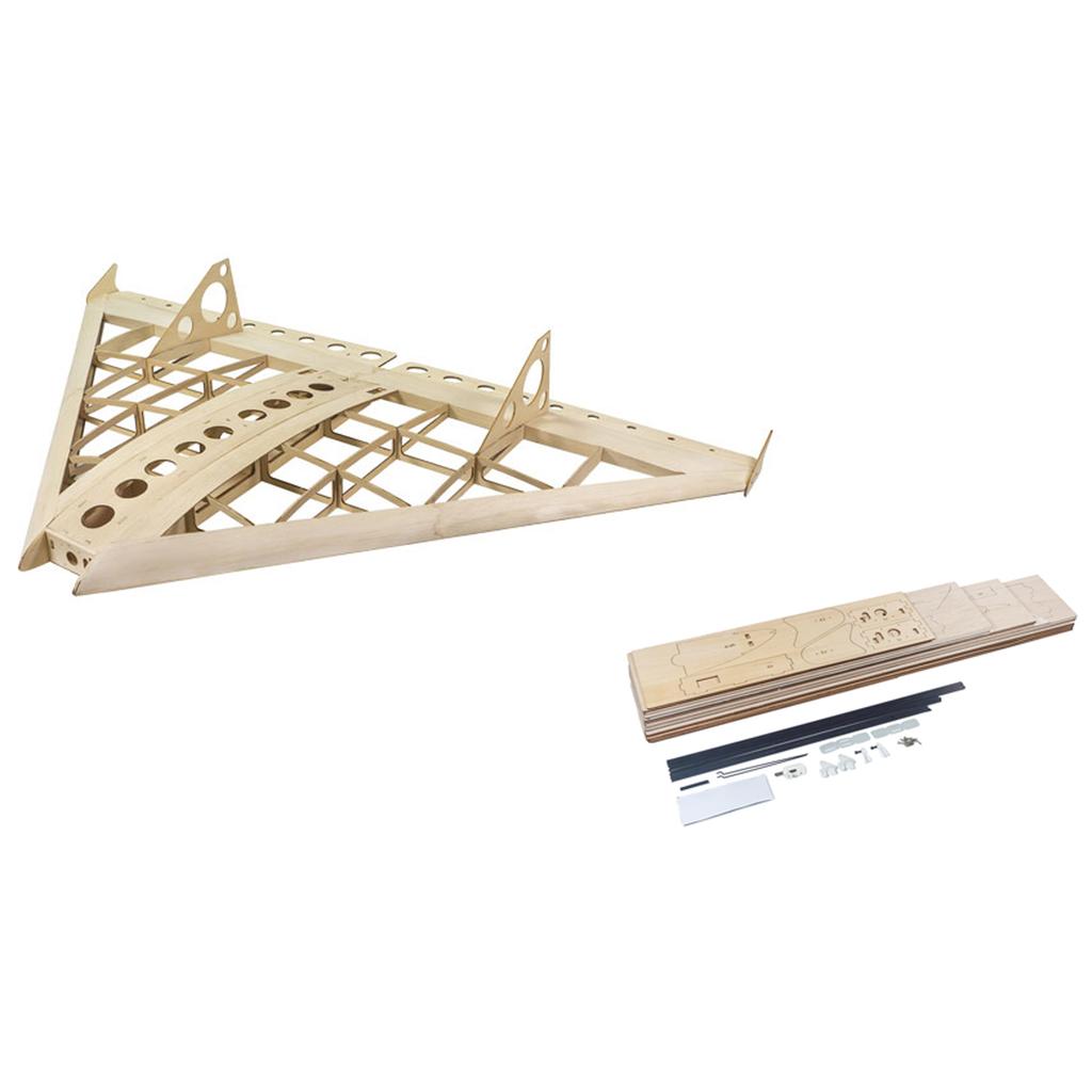 Remote Control Glider Kit Wooden 1000mm Wingspan Remote Control Airplane KIT Version