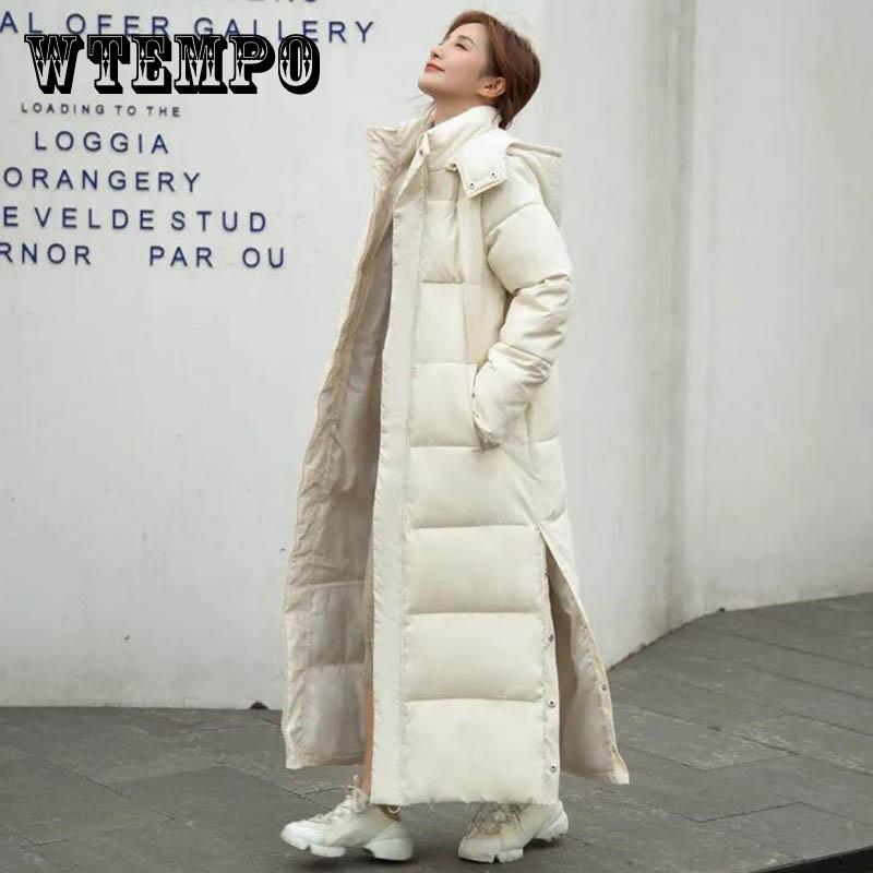Clothes Women's Jacket Winter Mid-length Korean Style Small Student Jacket Loose and Thick