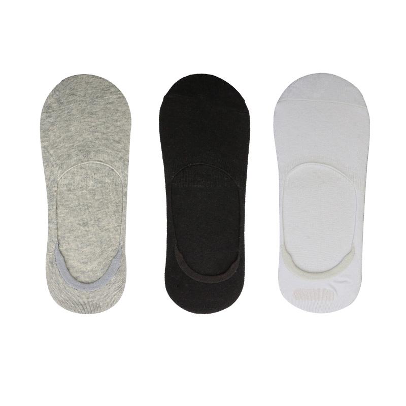 3 Pairs/Lot Men's Summer Bamboo Breathable Invisible Socks Low Cut Casual Cotton Boat Non-Slip No Show High Quality Sock