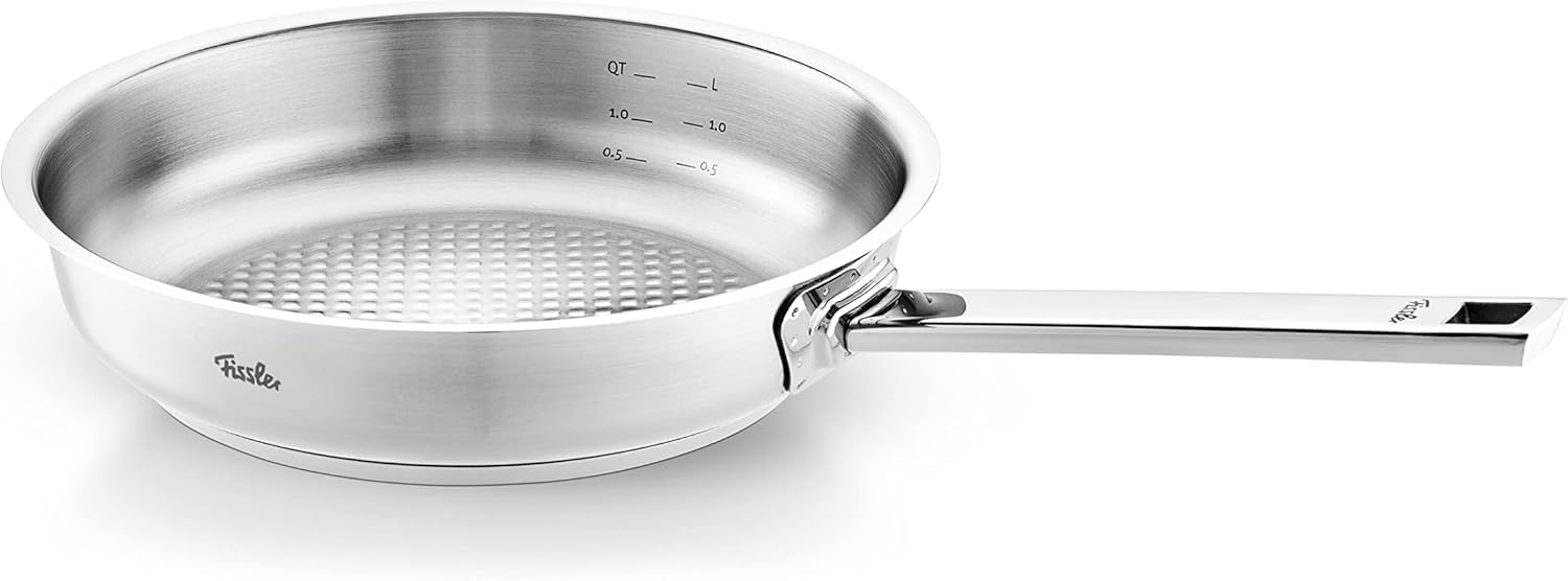 

Fissler Original Profi Collection 24cm Frying Pan, Gas/IH Compatible, Made in Germany [Official Japanese Product] 084-378-24-100 Silver