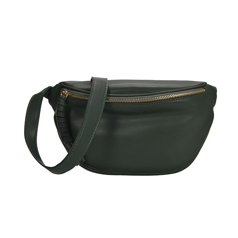 Fashion Women Waist Bag Fanny Pack Large Capacity Crossbody Chest Bags Banana Pack New winter Leather Ladies Belt Bag Waist Pack