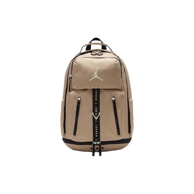 35L Sports Casual Large Capacity Polyester Backpack Unisex Backpack Medium-Brown FJ6807-205