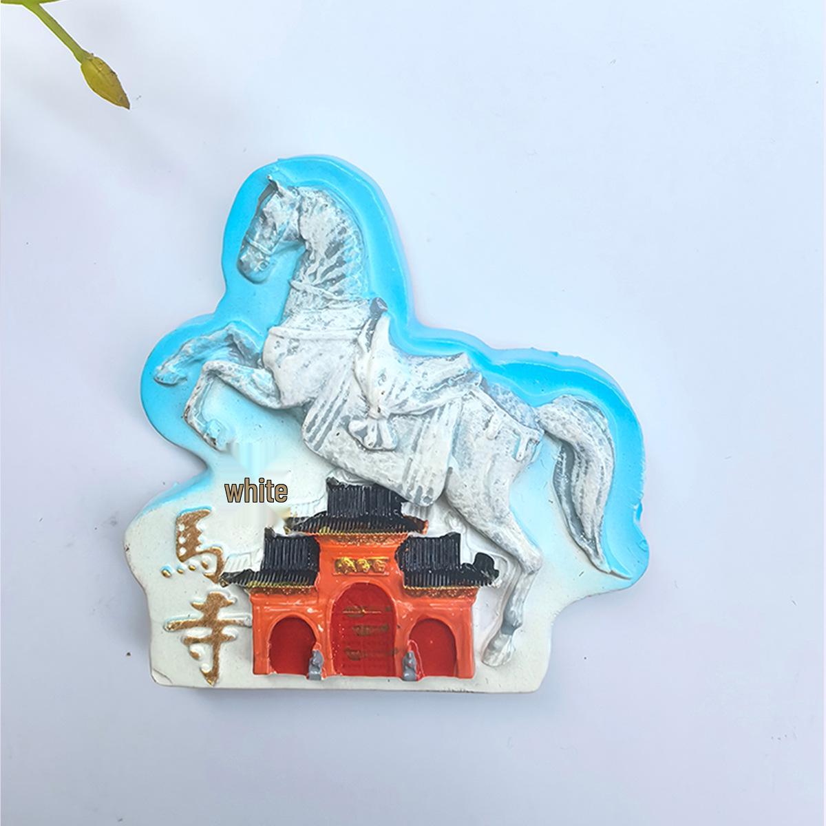 

Luoyang Longmen Buddha Magnet and Han Bixie Figurines Collection