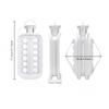 Ice Cube Tray 2-in-1 Portable Puck Making Water Bottle with 17 Grid Flat Lid Cooling Popsicle/Cube Molds