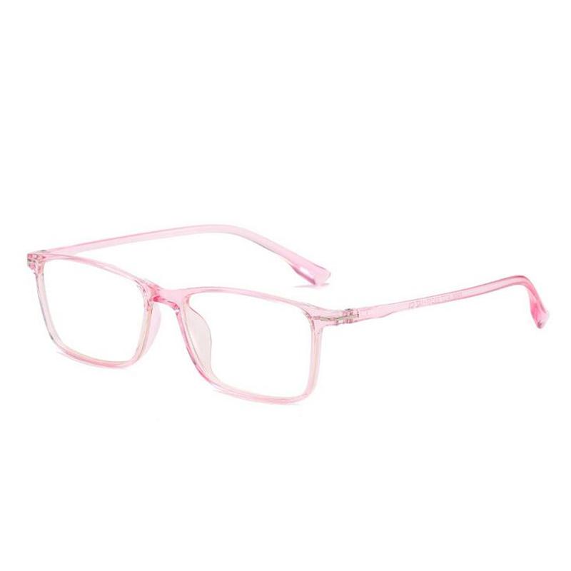 Ultraleichte TR90 Quadratische Kurzsichtigkeitsbrille für Schüler Frauen Männer Stärke 0 bis -6,0 Leicht Bequem