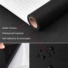 50cm Width Waterpoof Matte Wallpaper Black Vinyl Self-Adhesive Stickers for Wall Furniture Livingroom Contact Paper Home Decor