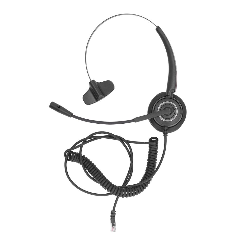 Traffic Headset Noise Reduction Ergonomic Adjustable Ultra Clear Call Plug and Play RJ9 Headset