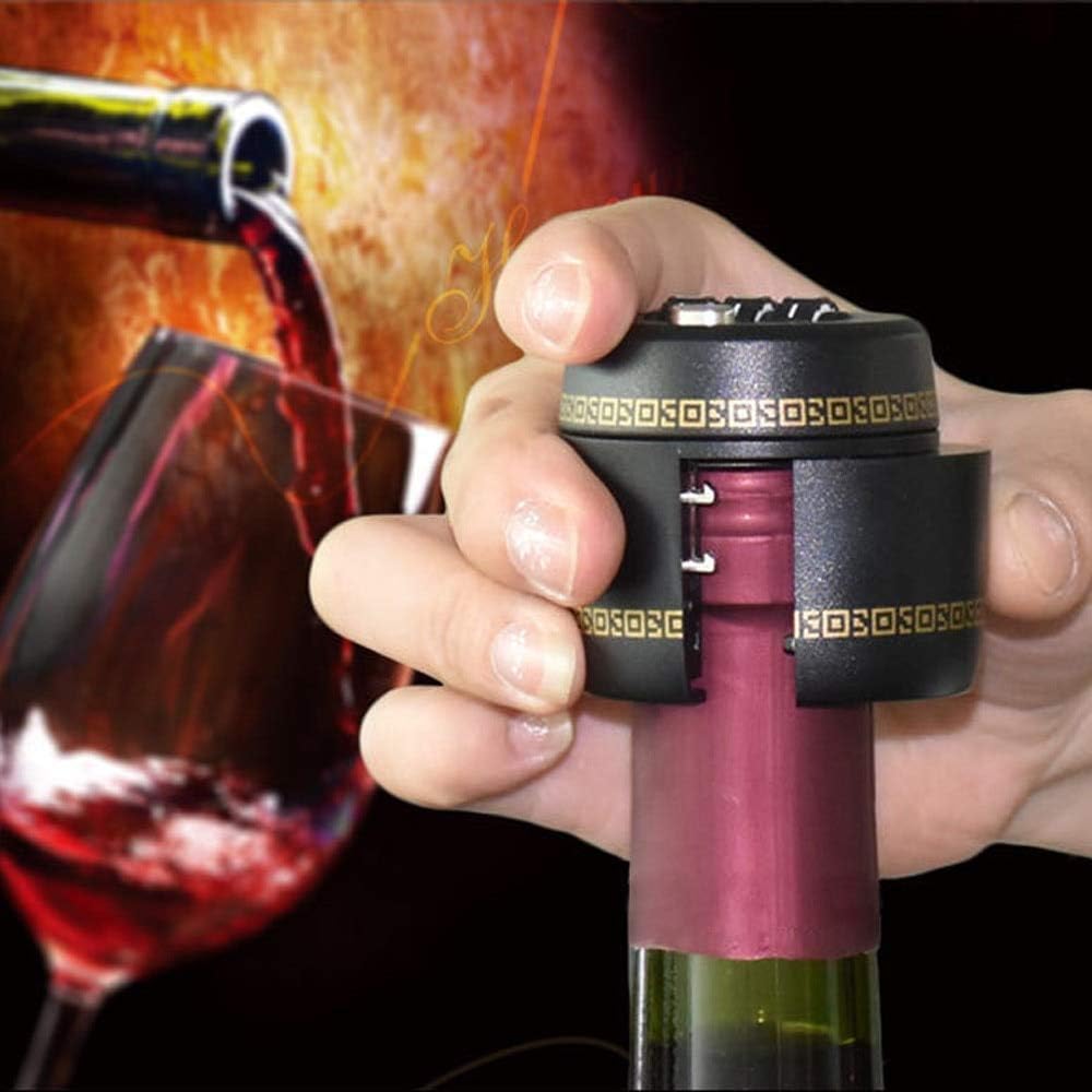 2Pcs Wine Bottle Lock Combination Digital Password Code Lock Cap For Red Wine Bottle Vacuum Picks Stopper Conservation