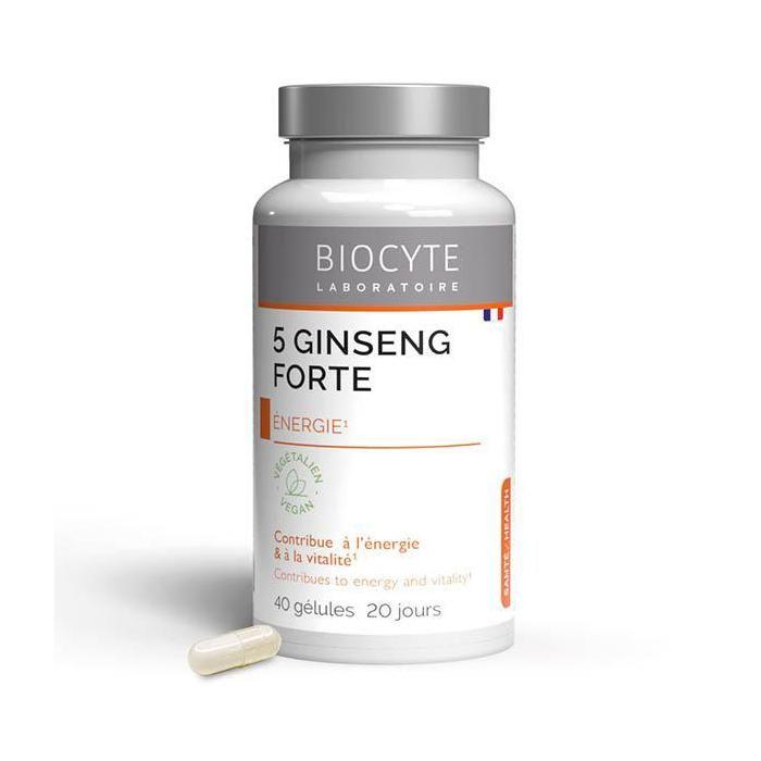 Biocyte 5 Ginseng Forte Energie & Vitalität 40 Kapseln