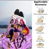 1pc Huntrix Flannel Blanket [Cozy Throw Blanket] For Sofa, Bed, Travel, Camping, Livingroom, Office, Couch, Chair, And Bed