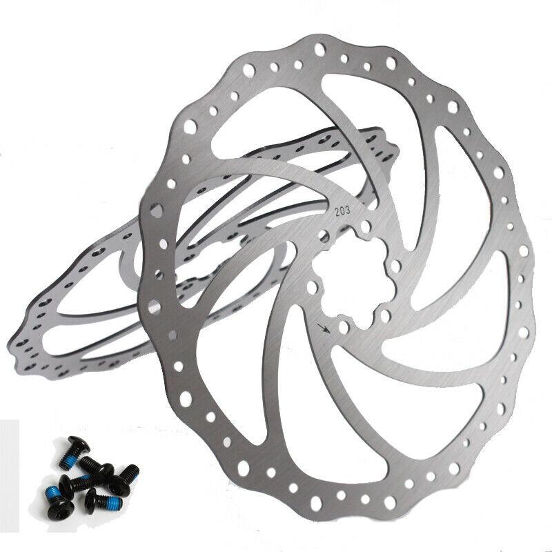 2pc ZOOM Disc Brake Rotor 140mm 160mm 180mm 203mm Bicycle Brake Rotors 6 Bolts Hydraulic Disc Brake Rotor for Shimano Sram
