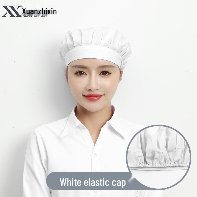 Xuan's Cotton Chef Hat: Unisex Dust & Food Cap for Workshop Hygiene