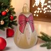 Christmas Inflatable Decoration Blow-up Xmas Tree Glove Decoration Reusable Inflatable Hanging Christmas Ball for Outdoor Indoor Festive Decor